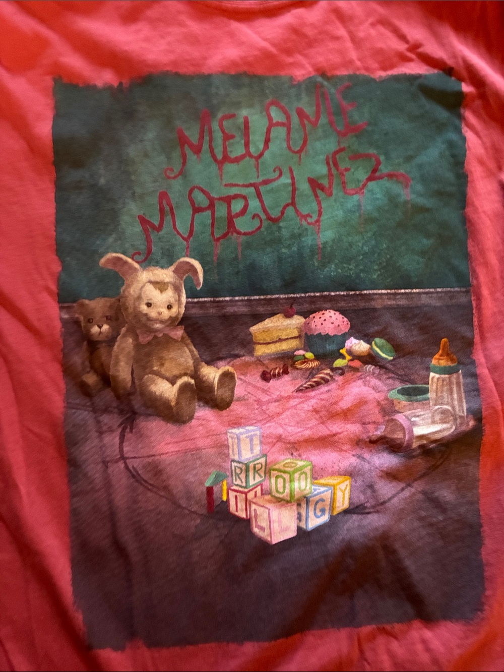 Melanie Martinez the trilogy tour Red Graphic T-Shirt Size Large